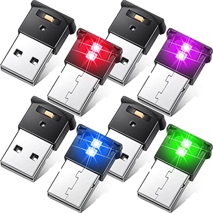  Mini USB LED Light, RGB Car LED Interior Lighting