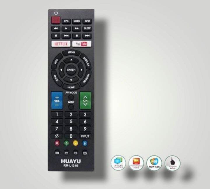 Huayu Rm L Netflix Youtube Remote Control For Sharp Lazada Ph