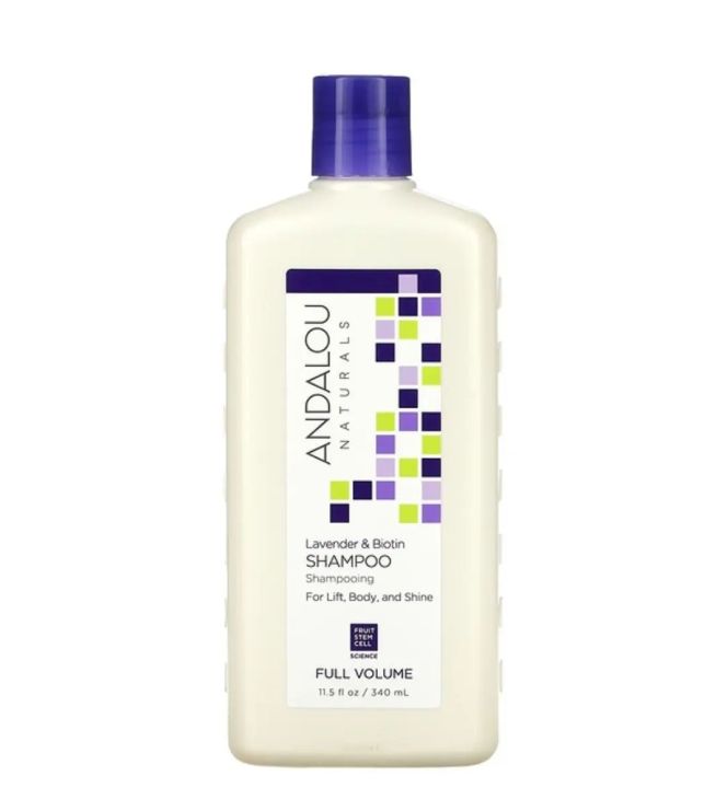Andalou Naturals Shampoo,

Full Volume, For Lift, Body,

and Shine, Lavender & Biotin

(340 ml) ของแท้นำเข้าจาก

อเมริกา Exp 1/26 ราคา 599 บาท