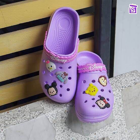 รองเท้าหัวโตผู้ใหญ่-ทรงcrocs-สีพาลเทล-รัดส้น-ป้ายห้อย-disney-แท้-36-38-พื้นนุ่ม-ใส่เบาสบาย