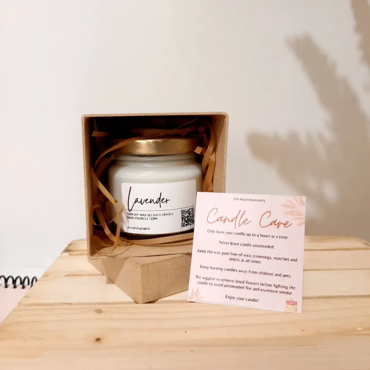 Quality Scented Candles with Gift Box Souvenirs, Giveaways Lazada PH