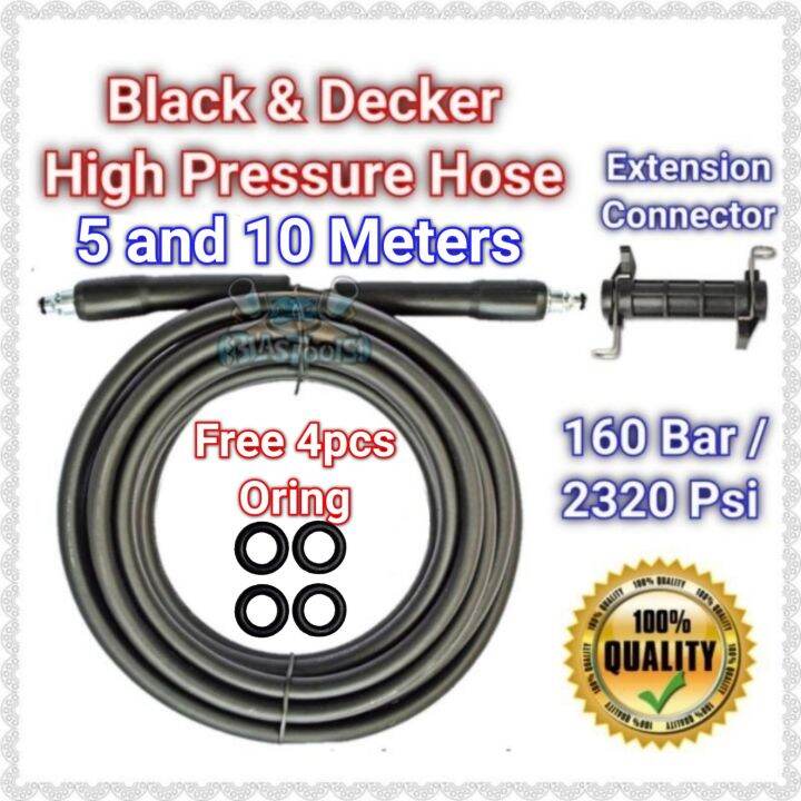 Black and Decker Pressure Washer Hose 5 meters and 10meters for BW and