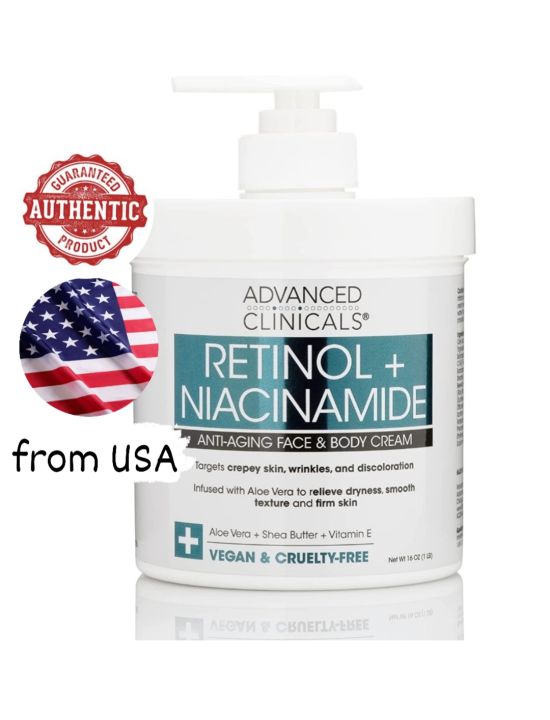 Advanced Clinicals Retinol Body Lotion Wniacinamide 16oz Lazada Ph 1281