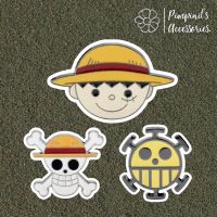 ʕ •ᴥ•ʔ ✿ พร้อมส่ง : เข็มกลัดเซ็ทตัวละครจากการ์ตูนวันพีช | One Piece Enamel Brooch Pin Set.