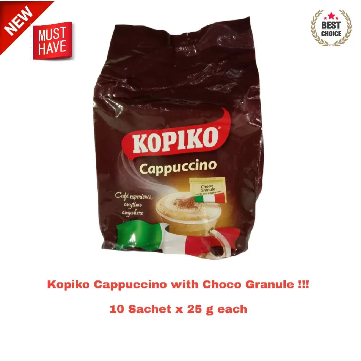 KOPIKO Cappuccino with Choco Granule !!! 25 g/sachet Lazada PH
