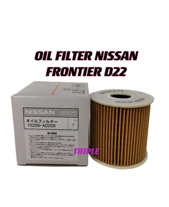 OIL FILTER NISSAN FRONTIER D22 15208AD200 Lazada
