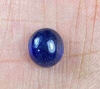 ไพลินสีน้ำเงินธรรมชาติ 1.86cts หลังเบี้ย 7x6.4mm 1.86cts natural blue sapphire cabochon 7x6.4mm