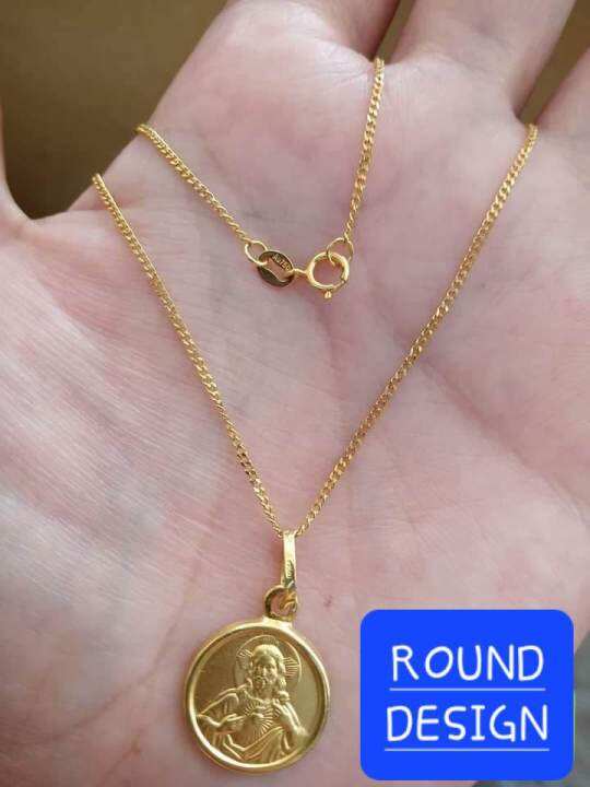 Round Design Gold Necklace Lazada PH