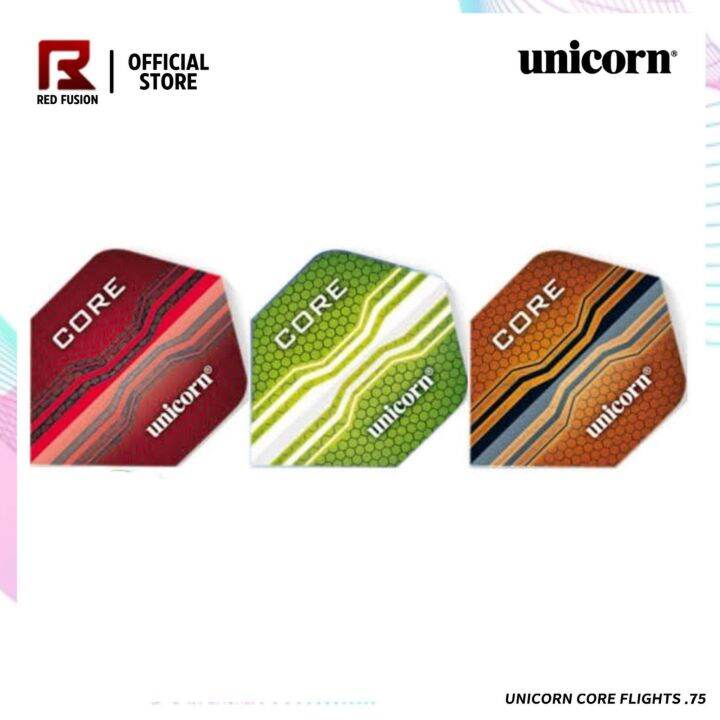 Fléchettes Unicorn Core Plus - Pointe Souple Laiton Mixte - Pour