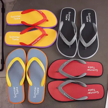 SUMMER TASTE Unisex Antislip Beach Rubber Slippers/Flip-flops