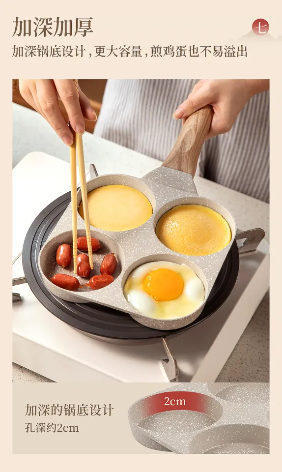 Fried Egg Burger Pan Breakfast Fried Egg Artifact Household Tools