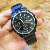 CASIO EDIFICE EFR-526BK-1A9 คาสิโอ นาฬิกาชาย สายสแตนเลส กันน้ำ ของแท้รับประกันศูนย์