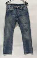 กางเกงยีนส์ (มือสองแท้?%) Levis 501 เอวป้าย 30” เอววัดจริง 32” MADE IN POLAND  (รหัสT31) ยาวทั้งตัว 42” ยาวจากเป้าถึงปลายขา 32” ปลายขากว้าง 7.5” *** สนใจส