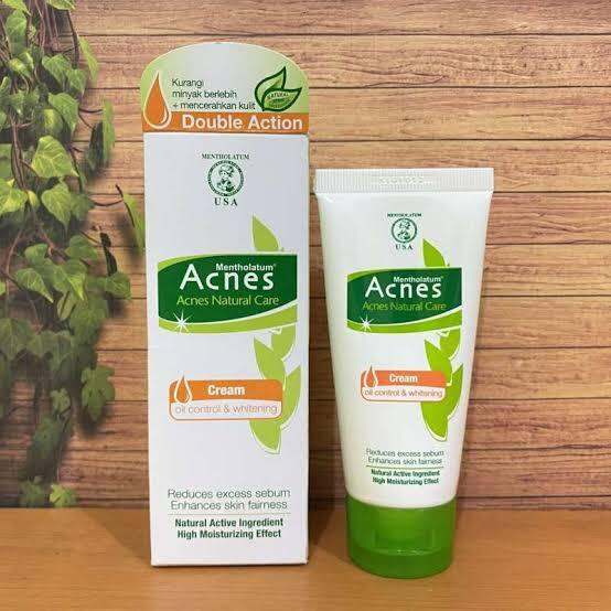 Acnes Natural Care Oil Control & Whitening Cream 40gr Lazada Indonesia