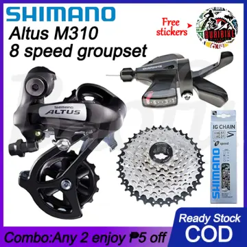 Shimano 8 best sale speed groupset mtb