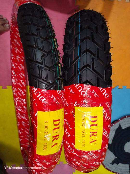 DUAL SPORT TIRE 18/21 FRONT 3.00/21 REAR 120/90/18 Lazada PH