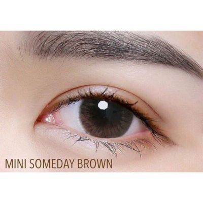 Mini Someday Brown (ขนาด14.2) สายตา-100,-125,-175,-500,-550  คอนแทคเลนส์ Kitty Kawaii