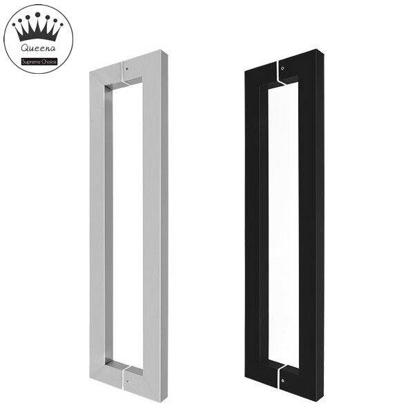 Solid Standoffs HeavyDuty Stainless Steel Push Pull Door Handle Wood