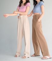 Genie pants - Sunfourwer กางเกงขายาว ทรงกระบอก