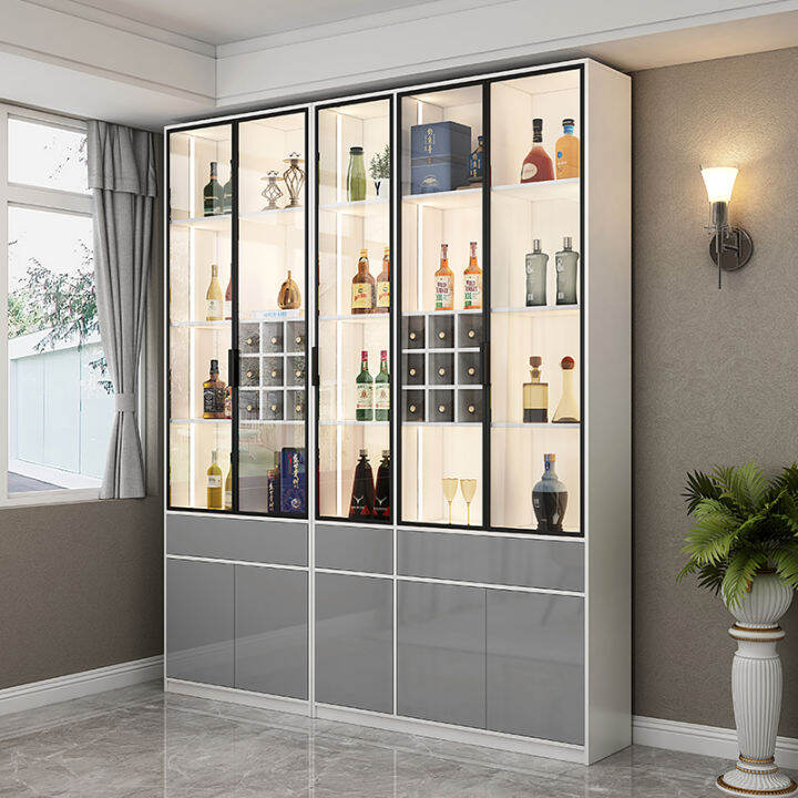 Solid Wood Light Luxury Net Red OneDoor Top Wine Modern