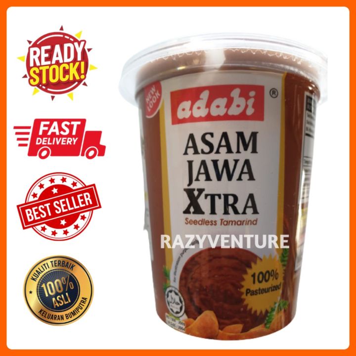 Asam Jawa Xtra Adabi tampa biji 1 cup 200grm Lazada