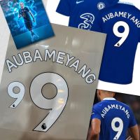 เฟล็กซ์ชื่อติดเสื้อกีฬา AUBAMEYANG เบอร์9 แถมFREEเบอร์กางเกง ตามแบบเลยจ้า มีวิธีทำให้ค่ะ