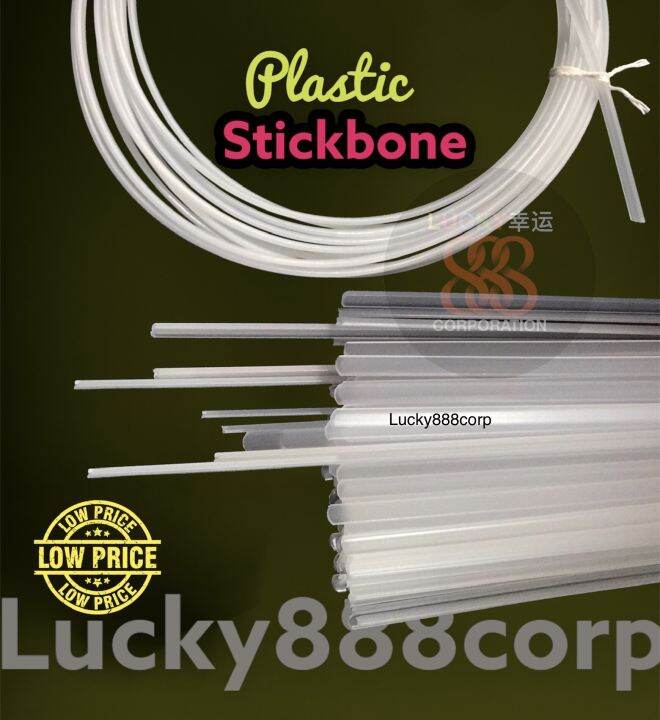 Stickbone / translucent boning pre cut (plastic) by Lasuerte Pre cut