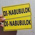 GARBAGE LABEL NABUBULOK AT DI-NABUBULOK SIGN PVC TYPE | Lazada PH