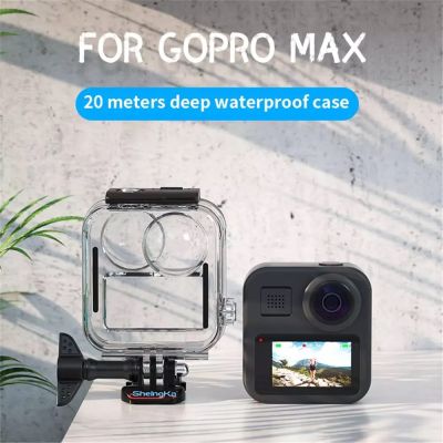 เคสกันน้ำ GoPro Max รุ่นทัชสกรีน Waterproof Housing Case for GoPro MAX Diving Protection Underwater Dive Cover HD Touchscreen for GoPro Max Camera Accessories