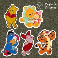 ?? พร้อมส่ง : ? เข็มกลัดเซ็ทวินนี่ เดอะ พูห์และผองเพื่อน | Winnie the Pooh &amp; Friends Enamel Brooch Pin Set.