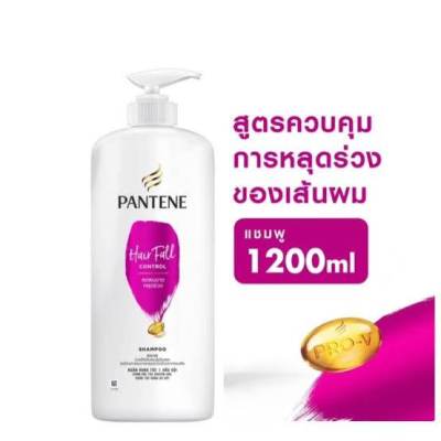 Pantene Hair Fall Control Shampoo 1200ml. แพนทีน แชมพู ลดผมขาดหลุมร่วง 1200มล.