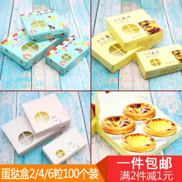 Convenient Cupcake Box Egg Tart Packaging Box Reusable - Temu