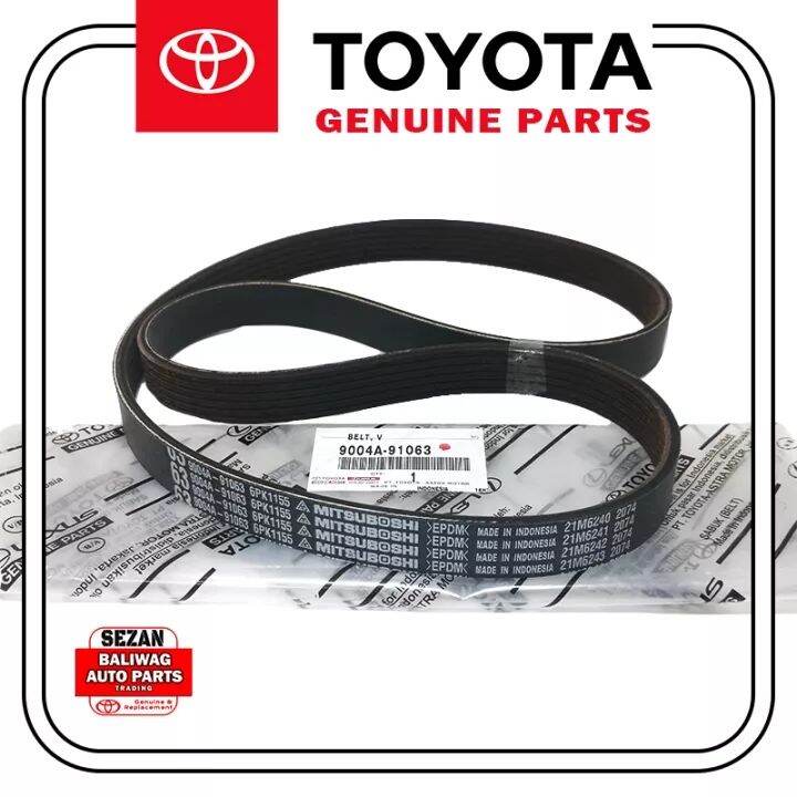 Genuine TOYOTA DRIVE BELT / DRIVEBELT (FOR Toyota WIGO 2013 UP Model