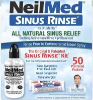 ??พร้อมชุดล้างจมูก‼️NeilMed Sinus Rinse - A Complete Sinus Nasal Rinse Kit, 50 count