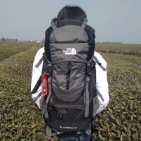 the north face 60ลิตร (เสริมเหล็ก+มีผ้าคลุมกันฝน)