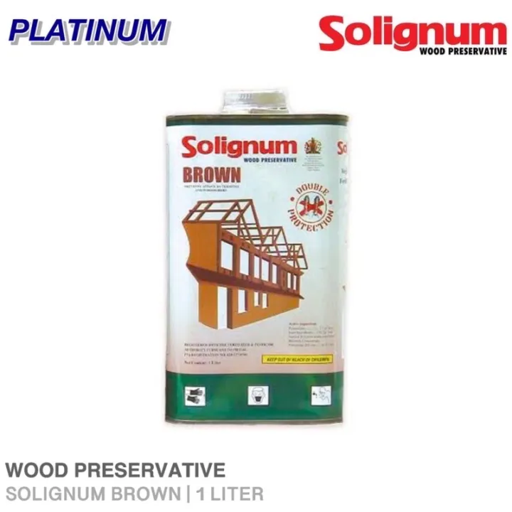 1Ltr Solignum Wood Preservative Brown & Colourless AZ Prevents