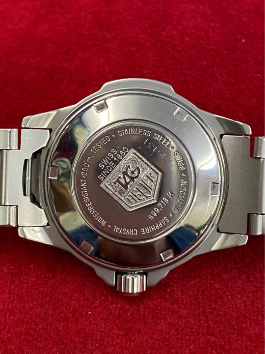 tag-heuer-automatic-200-meters-บอยไซร์-ตัวเรือนสแตนเลส-นาฬิกาผู้ชาย-มือสองของแท้