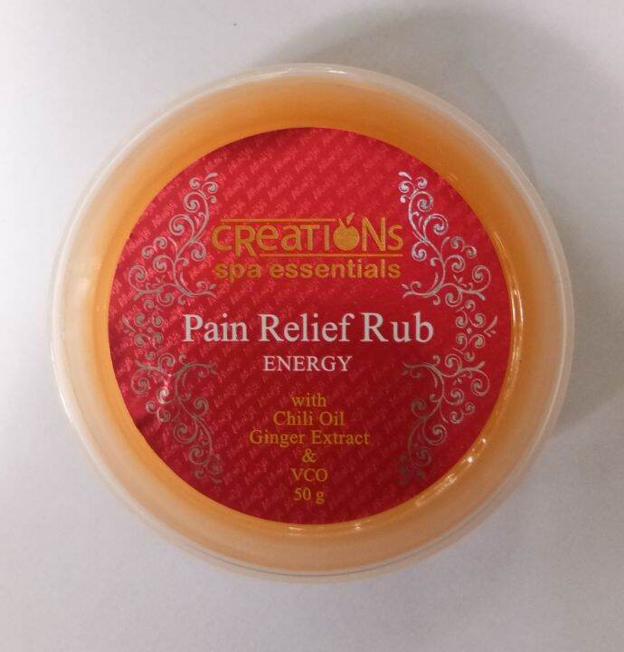 CREATIONS SPA ESSENTIALS PAIN RELIEF RUB 50G ENERGY (ORIGINAL