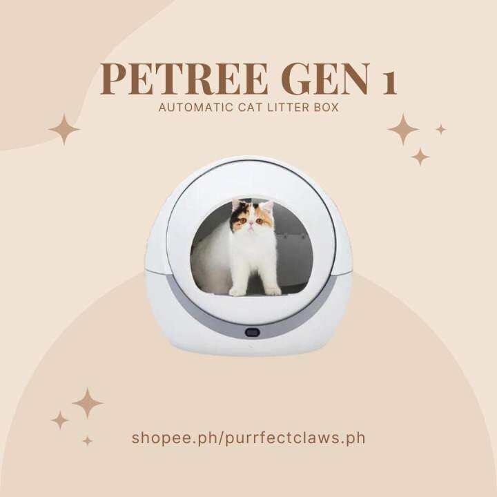 Petree Gen 1 Automatic Cat Litter Box Machine APP Wifi Control Lazada PH