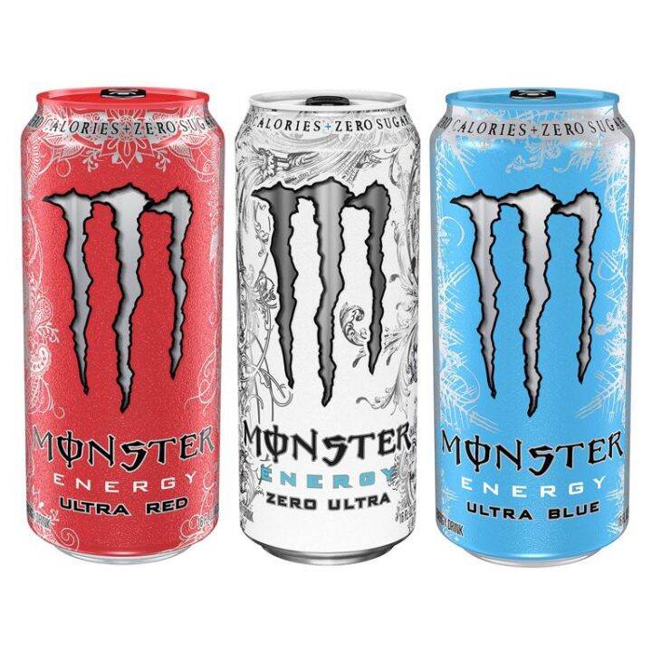 Monster Ultra Zero Sugar Variety Pack (16 Ounce Cans, 24 Pack) 