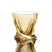 Gold whiskey crystal glass แก้วสีทอง แก้วนำ้สีทอง แก้วบรั่นดีสีทอง แก้ววิสกี้สีทอง