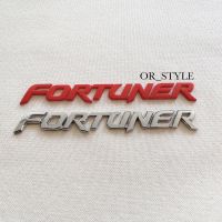 โลโก้ FORTUNER ติดท้าย ขนาด 24.5x2.5cm