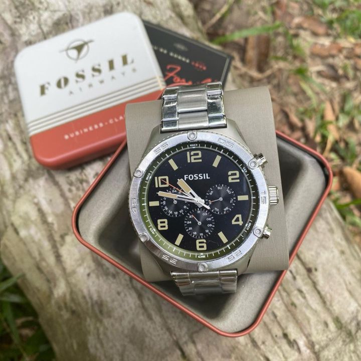 รับประกันของแท้-fossil-brox-multifunction-stainless-steel-watch-หน้าปัด-44-mm