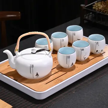 Glass Loop-Handled Teapot Electric Ceramic Stove Cooking Teapot Heating  Kettle Household Clay Pot Tea Set