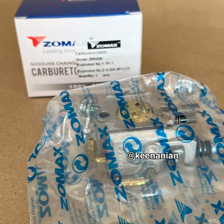 คาร์บูเรเตอร์-5200-5800-carburetor-zomax-แท้-คาร์บู5200-คาร์บู5800-คาบู5200-คาบู5800