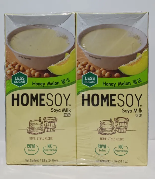 Home Soy Honey Melon Flavor Soy Milk, 1 Liter x 2 Lazada PH