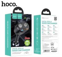 Hoco HK22 Quick Car Charger QC 3.0 หัวชาร์จรถยนต์ 2 USB(QC3.0/3A) + 2 Socket