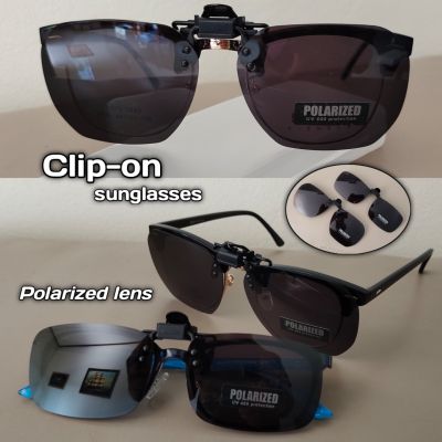 Clipon คลิปแว่นตากันแดด คลิปหนีบแว่นตา Polarized lens เลนส์โพลาไลซ์