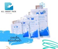 เจลเย็น เจลเก็บความเย็น ไอซ์แพค ไอซ์เจล lce pack Ice gel เจลทำความเย็น น้ำแข็งเทียม เซทละ 10 ถุง