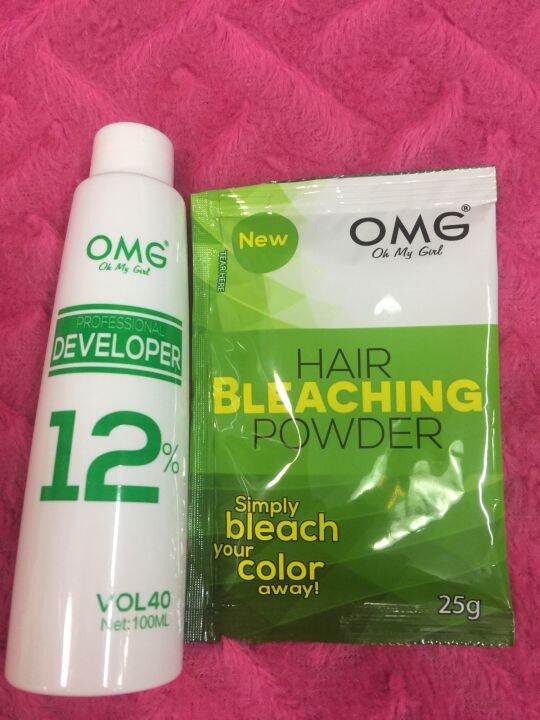 Omg bleaching powder and oxidizer Lazada PH